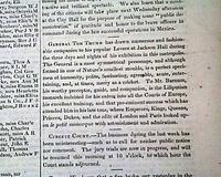 Nice on General Tom Thumb & P. T. Barnum... The Mexican War...