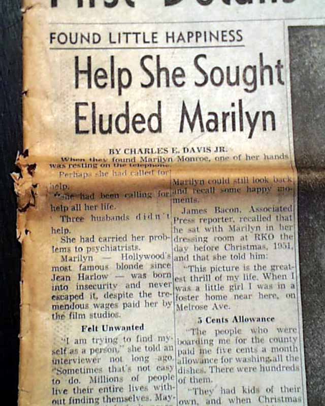 How Marilyn Monroe's Death Ushered in a Dark New Era of Celebrity ‹  CrimeReads