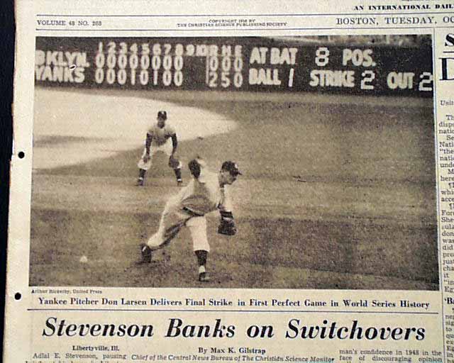 A look back: Don Larsen's perfect game remains a marvel all these