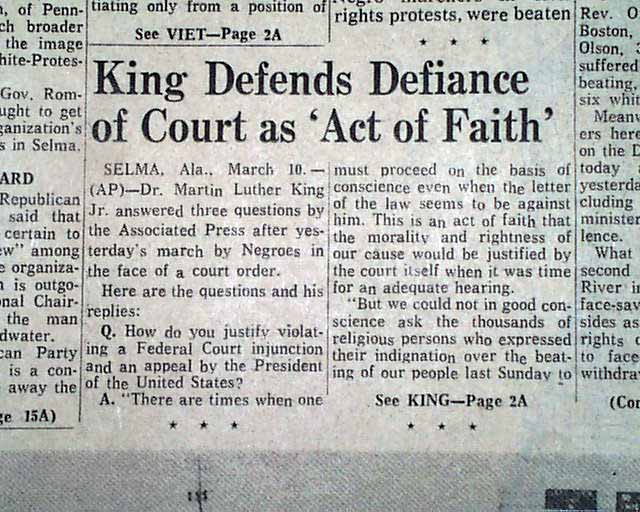 2nd march from Selma to Montgomery...