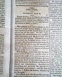 On John Adams' address...   Napoleon to his soldiers...