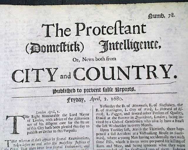 By America's first newspaper publisher...