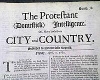 By America's first newspaper publisher...