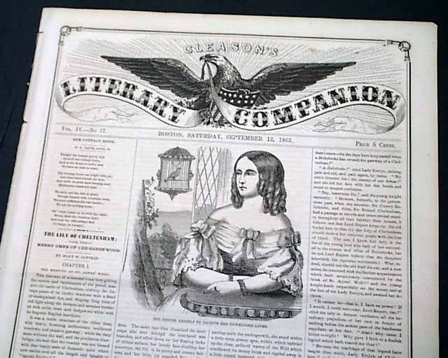 Huge eagle engraving in the masthead...