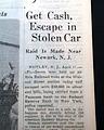 1936 Nutley, New Jersey train robbery... - Image 2