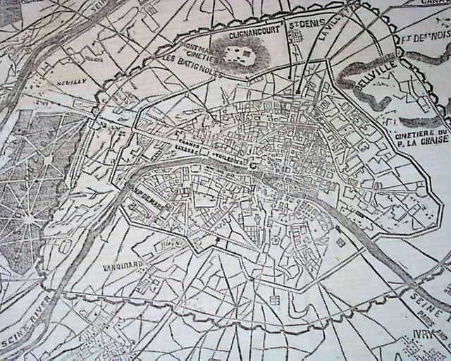 1870 Siege of Paris begins w/ map... - RareNewspapers.com