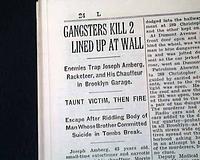 1935 Murder Inc. assassination...