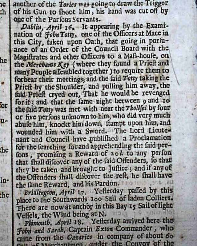 New Privy Council... Titus Oates book which created the Popish Plot ...