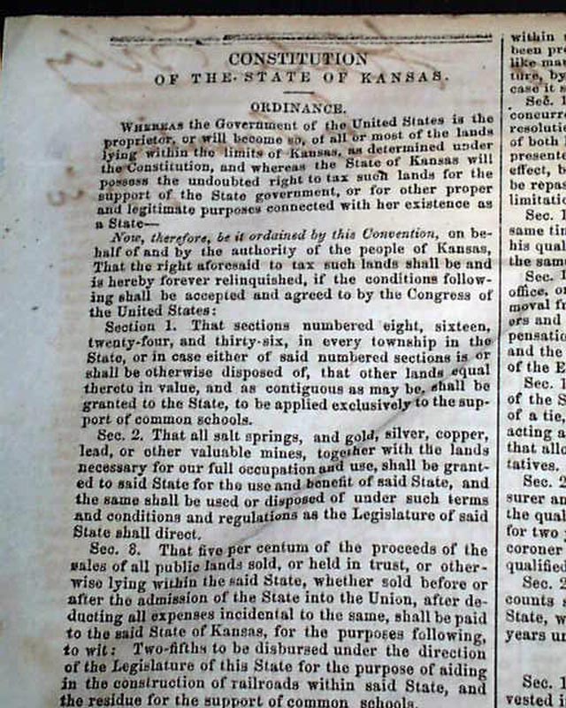 Kansas and the Constitution...