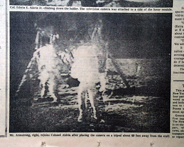 "Men Walk On Moon"... - RareNewspapers.com