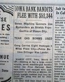 Death of Chief Two Guns, famous Indian on the nickel... John Dillinger... - Image 8