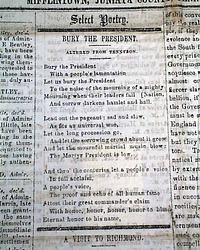 On Abraham Lincoln, and the end of the Civil War...