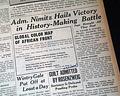 1942 Naval Battle of Guadalcanal victory... - Image 5
