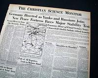 Elbe Day... Soviet & American troops meet....