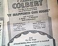 1934 "It Happened One Night" opening day ad... - Image 2