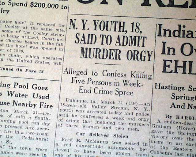 Fred McManus arrested for spree killings...