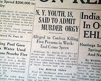 Fred McManus arrested for spree killings...