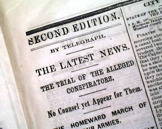Abraham Lincoln murder trial...
