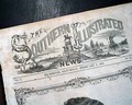 General Lloyd Tilghman...   The Confederate version of "Harper's Weekly"... - Image 2
