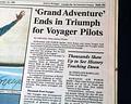 1986 "Rutan Voyager" airplane endurance flight... - Image 2