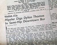 The birth of Bob Dylan's extraordinary career in 1961...