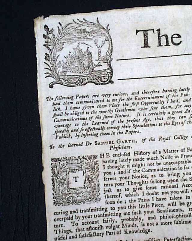 Two nice engravings in the masthead...