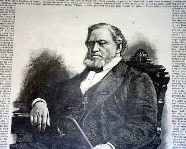 Brigham Young, 1877...