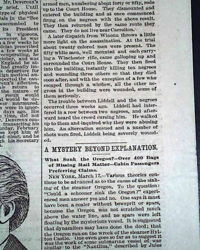 Carrollton courthouse massacre....