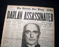 1942 Francois 'Jean' Darlan assassination - Image 1