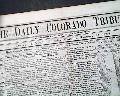 Territorial newspaper with Old West reports... - Image 1