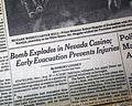 1980 Harvey's Resort Hotel bombing in Nevada...