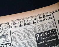  First Public TV Demonstration: August 1928 ...