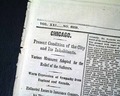 Early reporting on the Chicago Fire.... - Image 1