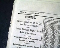 Early reporting on the Chicago Fire....