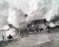 Rare 4 1/2 page "Iron Clad" foldout print... - Fort Sumter...  Charleston Harbor... - Image 1