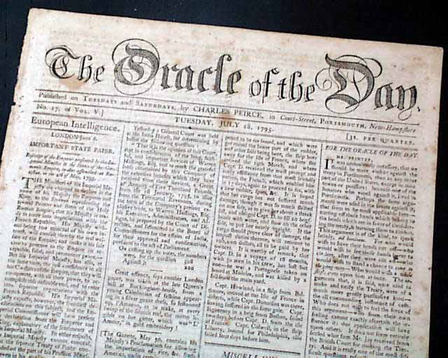 On the controversial Jay Treaty, in a rare title...