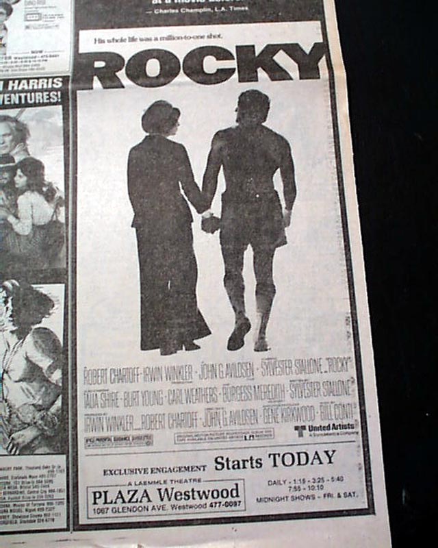 Rocky store movie premiere