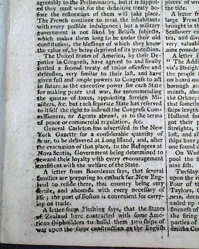 Congress moves to Princeton due to a soldiers' revolt...
