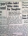 Nazi ringleaders are indicted in 1945...  