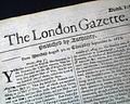 Genuine London Gazette newspaper from 1675... - Image 1