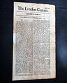 Genuine London Gazette newspaper from 1700... - Image 2