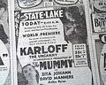 1932 "The Mummy" opening day advertisement for Chicago.... - Image 2