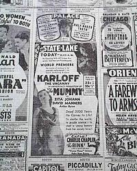 1932 "The Mummy" opening day advertisement for Chicago....
