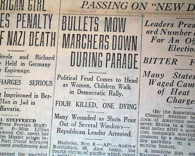 1934 Kelayres Massacre - Pennsylvania.... - RareNewspapers.com