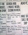 1936 Pavo, Georgia Negro lynching...