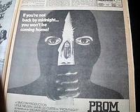 Premiere of 1980 "Prom Night", in a Los Angeles newspaper...