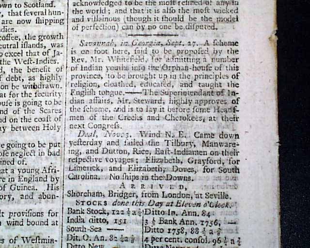 A plan to "Westernize" Indian children in Georgia...