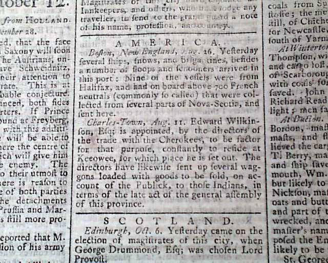 Newfoundland has been recaptured by the British...