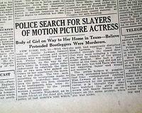 1924 "Broadway Butterfly" slaying...