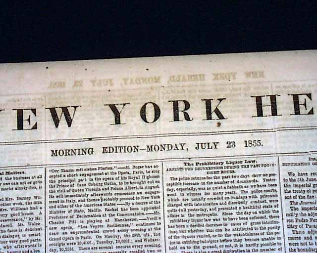 Vacation in 1855...